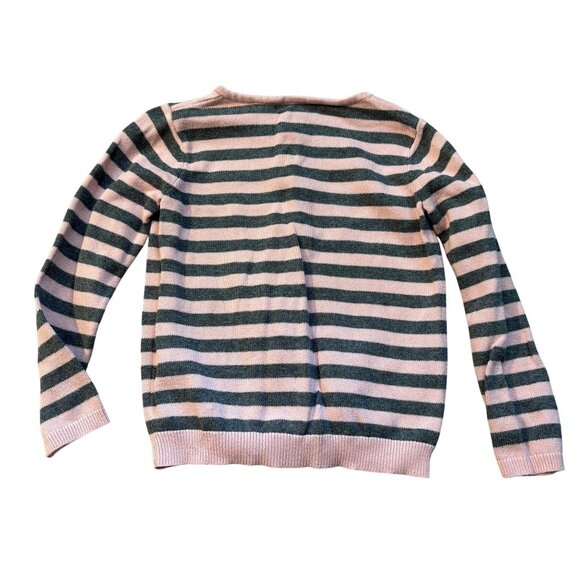 Janie and Jack Pink & Gray Parisian Park Eiffel Tower Cardigan 4T - Picture 3 of 3